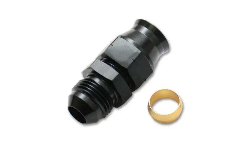 Vibrant -8An Male To 1/2In Tube Adapter Fitting (W/ Brass Olive Insert) 1