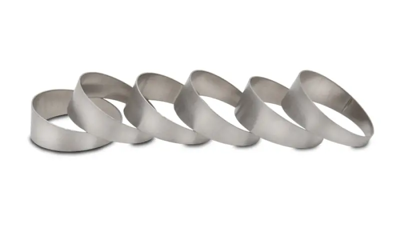Vibrant 4.0In O.D. Titanium Pie Cuts - Bag Of 6 1