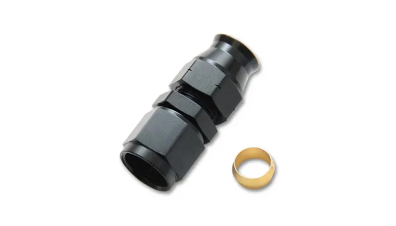 Vibrant -8An Female To 1/2In Tube Adapter Fitting (W/ Brass Olive Insert) 1